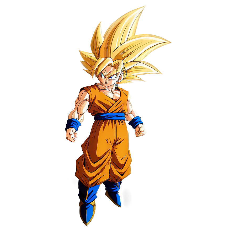 Super Saiyan 3 Goku In Flight Png Tpg45