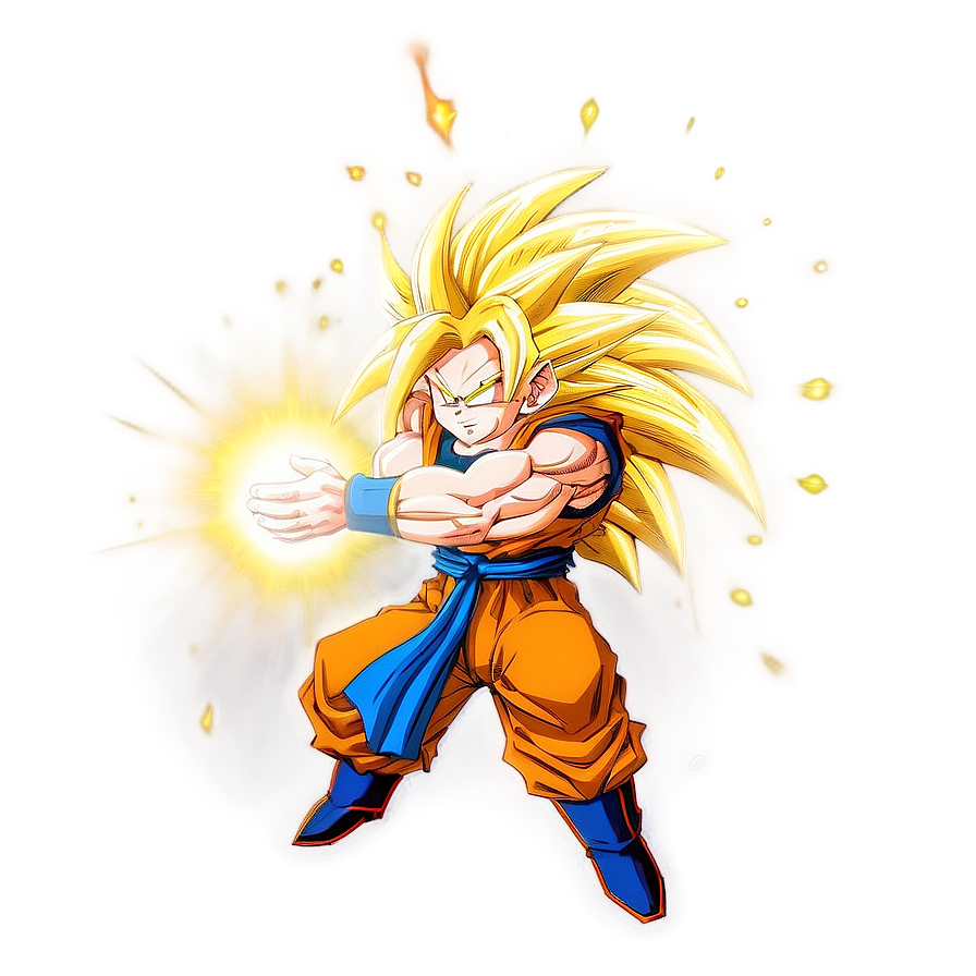 Super Saiyan 3 Goku With A Halo Png Qmn