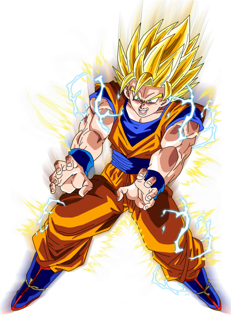 Super Saiyan Aura Illustration