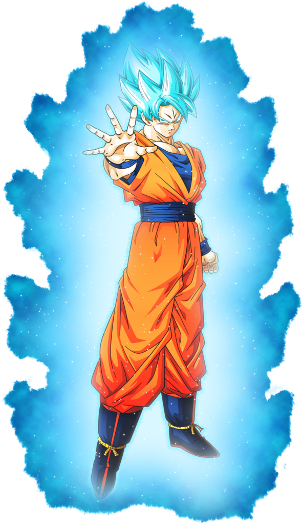 Super Saiyan Blue Aura Character