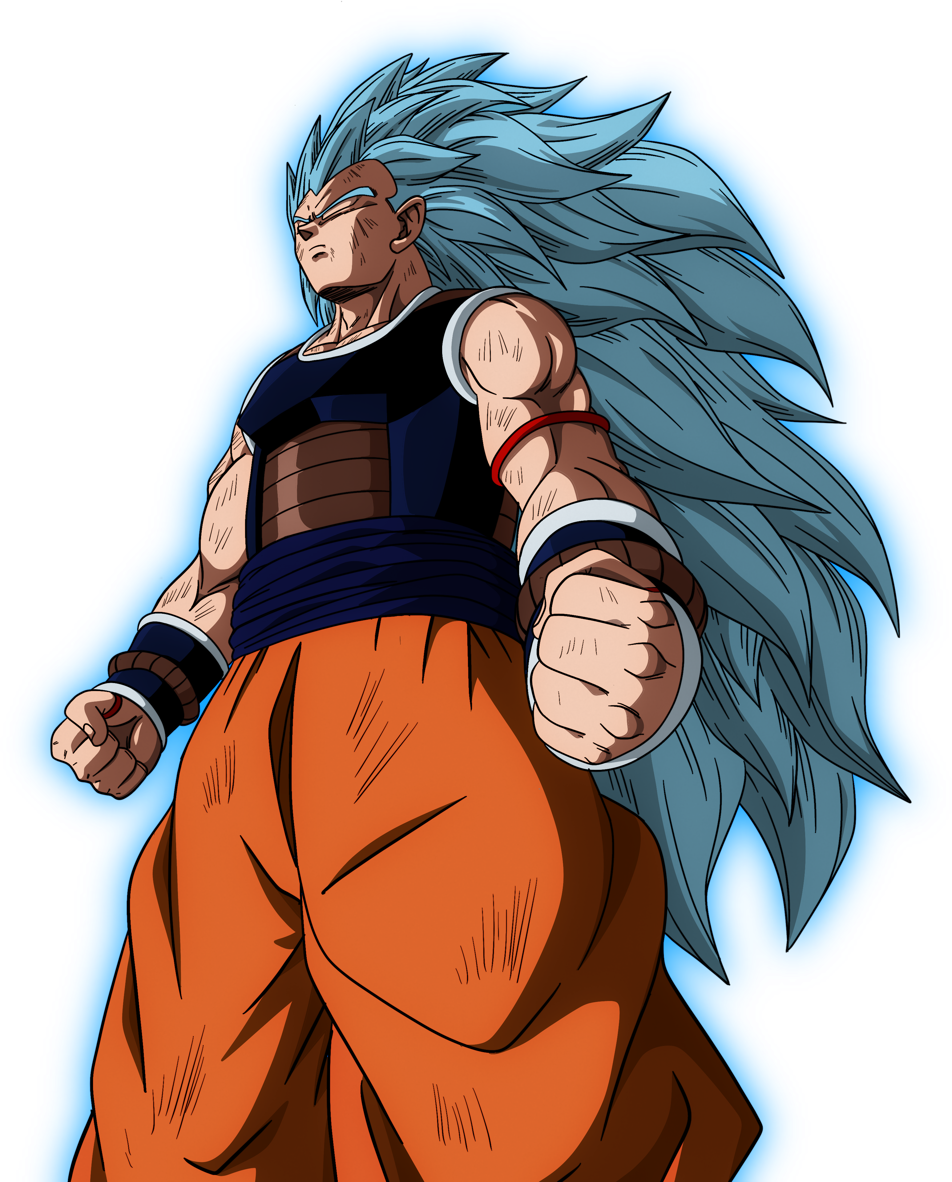 Super Saiyan Blue Aura Character