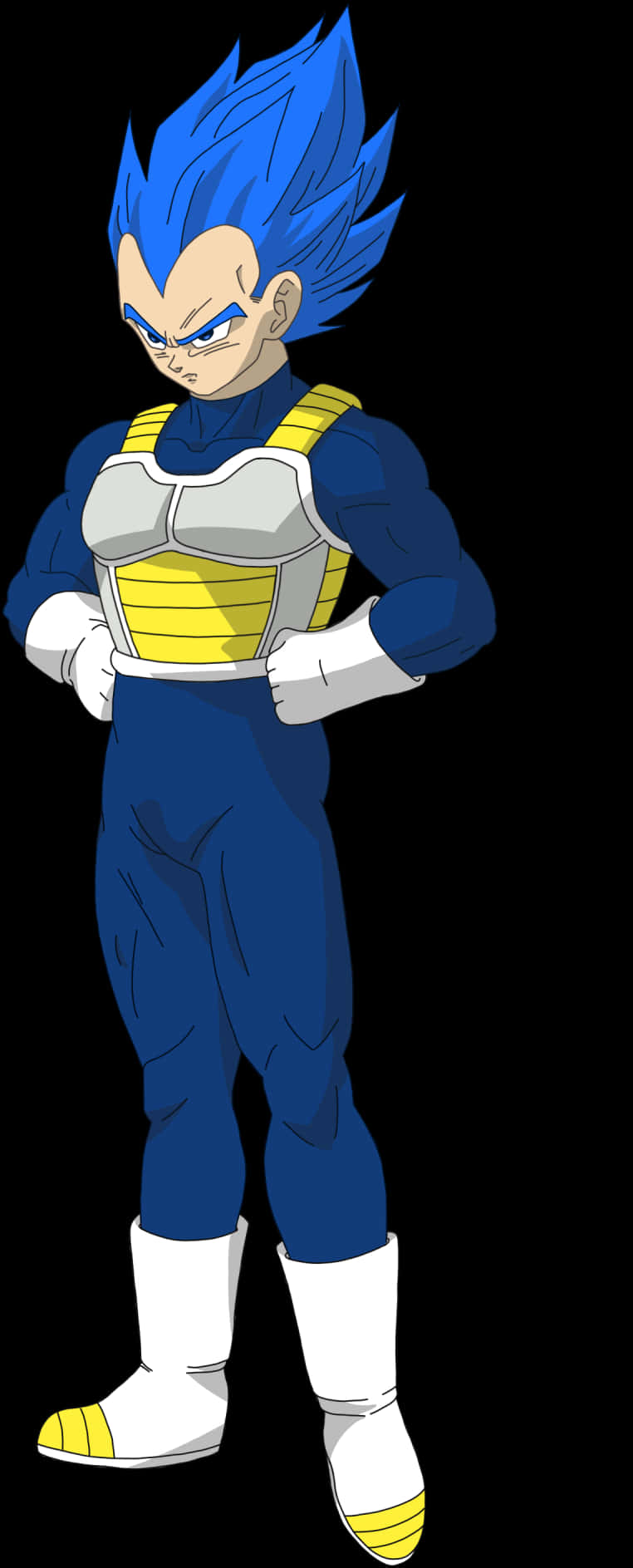 Super Saiyan Blue Vegeta Standing