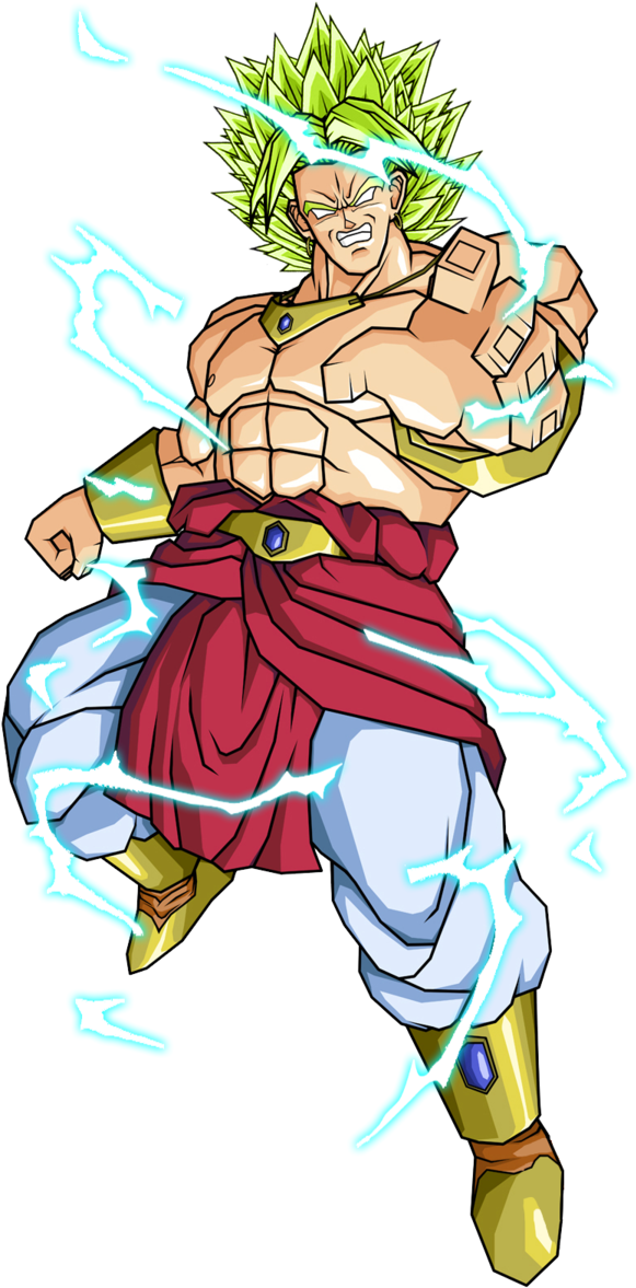 Super Saiyan Broly Power Up