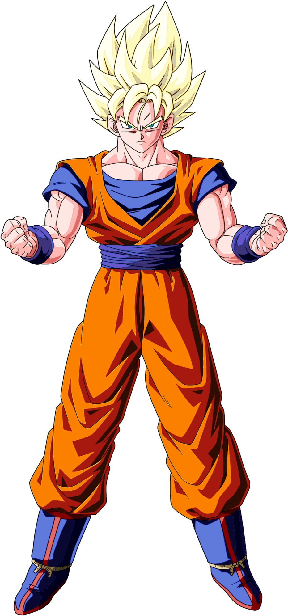 Super Saiyan Transformation Anime Character.png