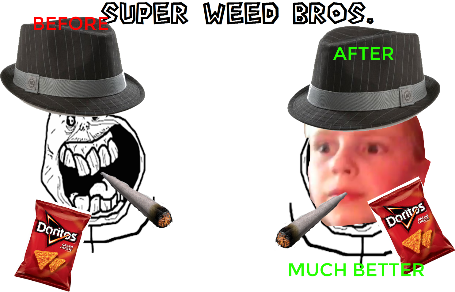 Super Weed Bros_ Transformation_ Meme.png