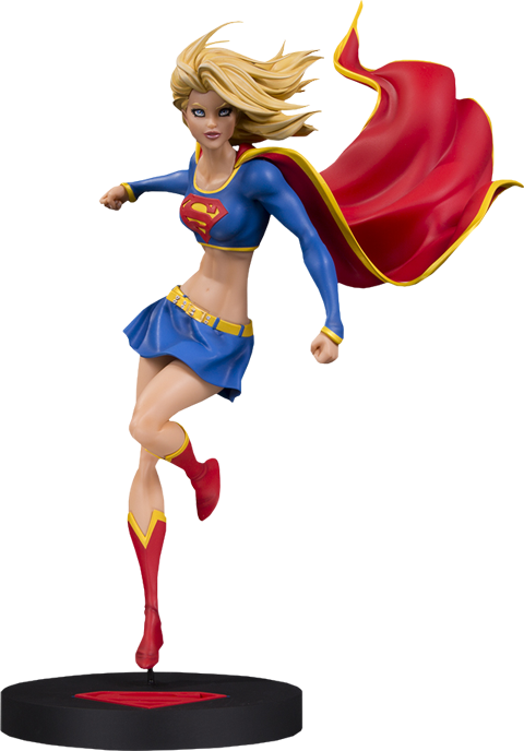 Supergirl Statuein Action Pose