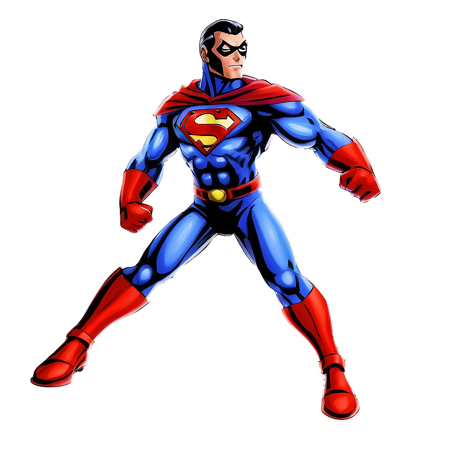 Superhero Action Drawing Png Swf56