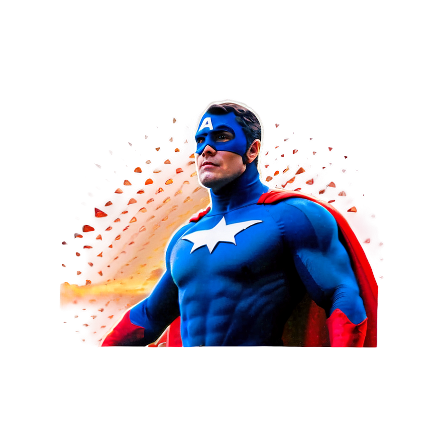 Superhero At Dawn Png 05062024