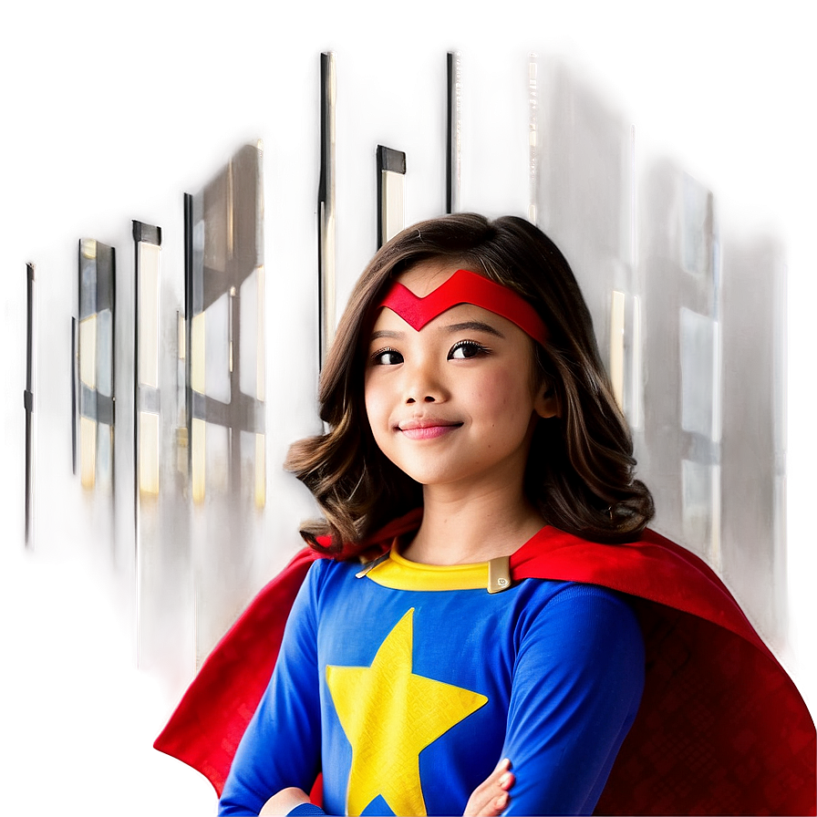 Superhero Girl Graphic Png 67