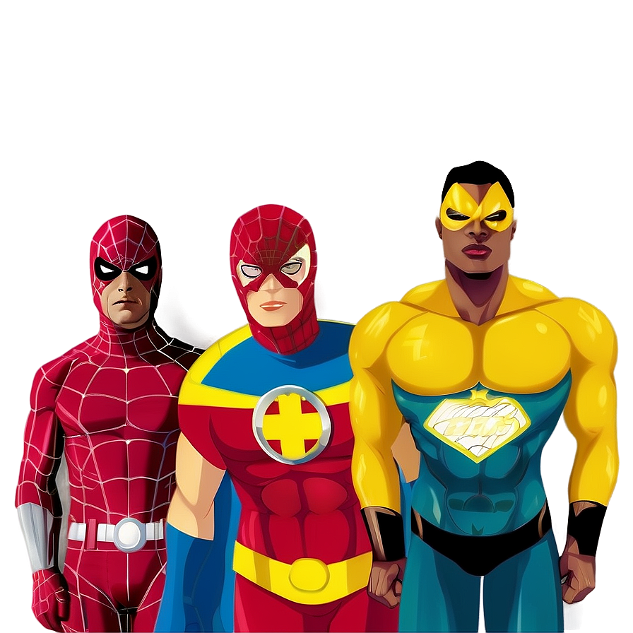 Superhero Team Png Inp32