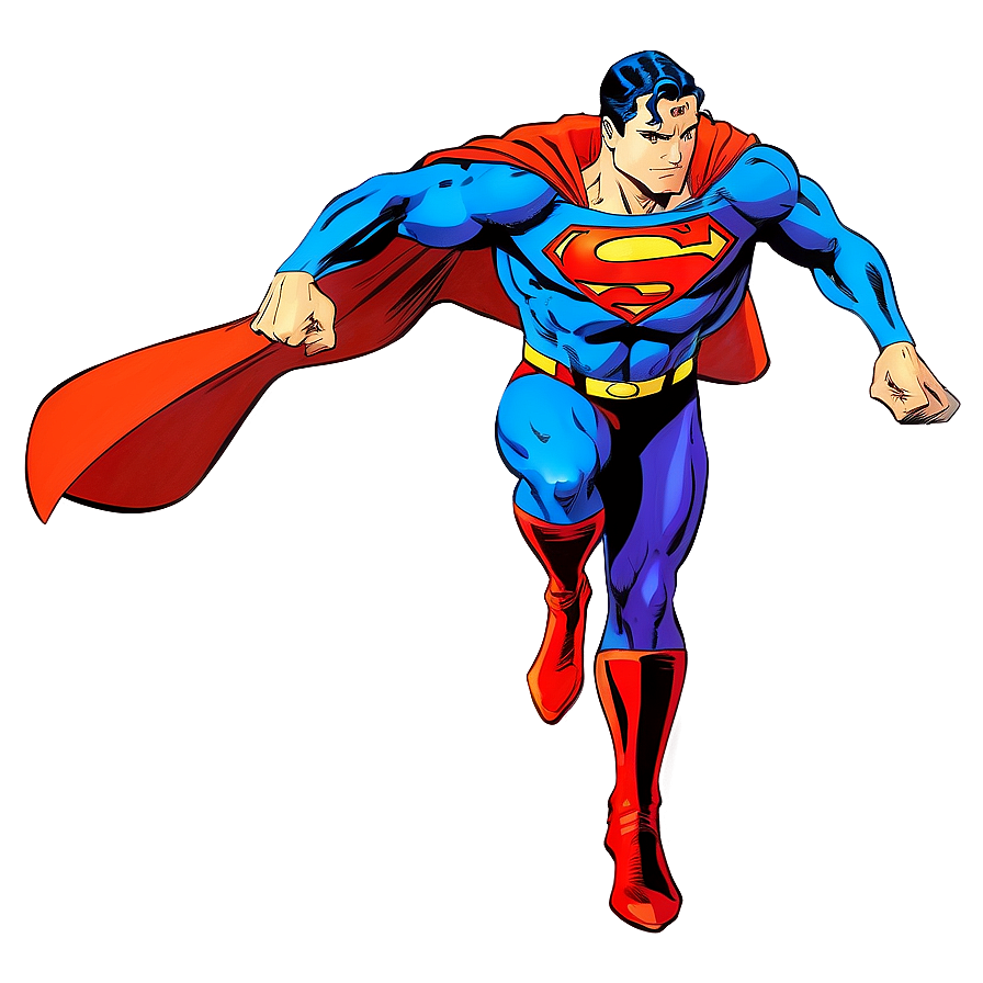 Superman Comic Art Png 05032024