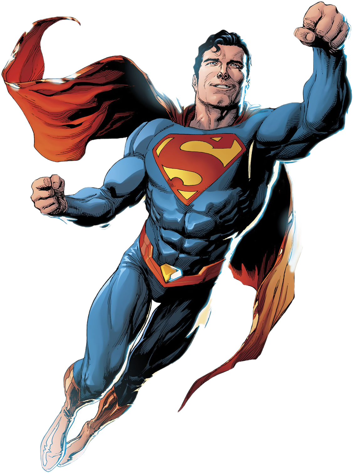 Superman_ Flying_ Heroic_ Stance