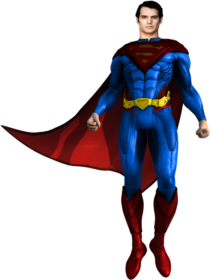 Superman Full Body Costume Pose