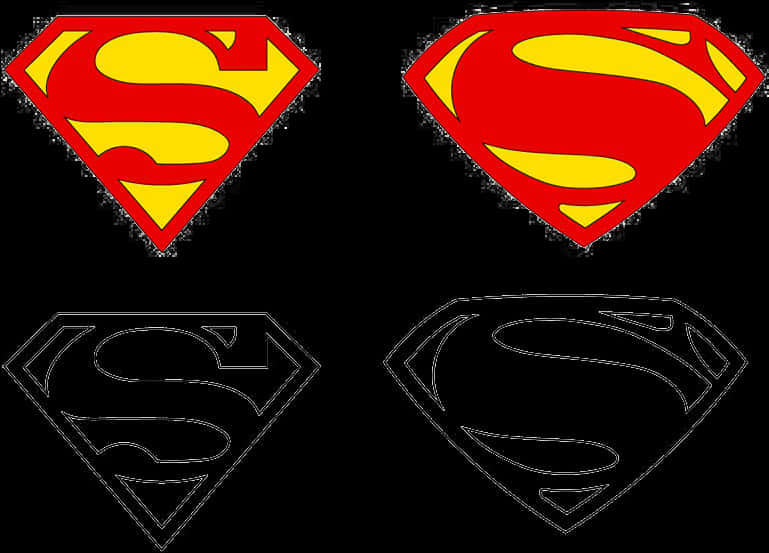 Superman Logo Variations