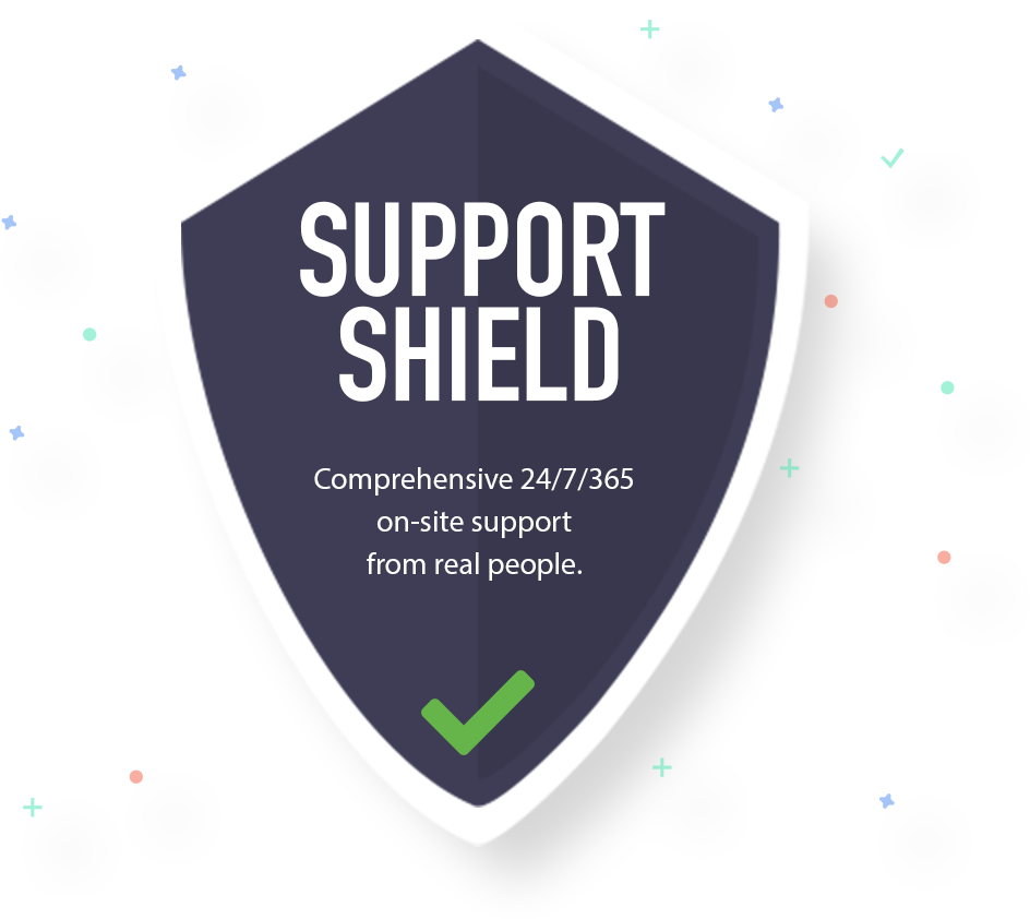 Support Shield Graphic