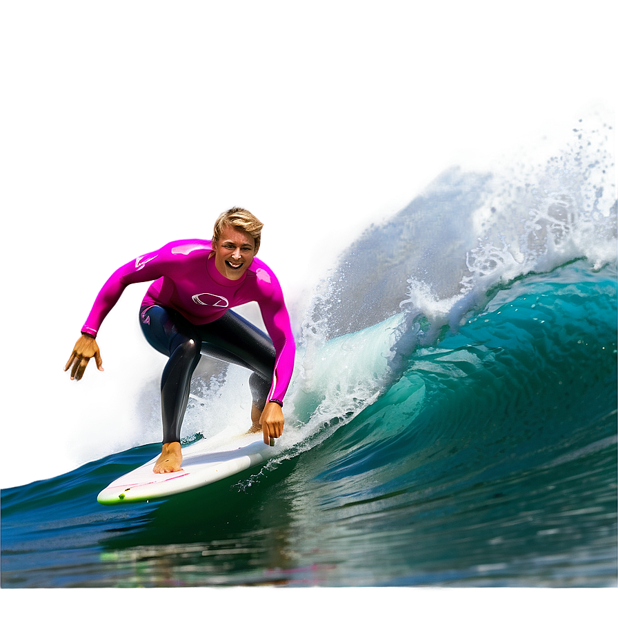 Surfer Catching Wave Png 06212024