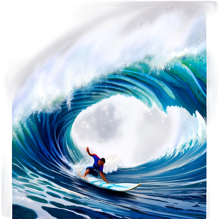 Surfing Ocean Wave Png Tan