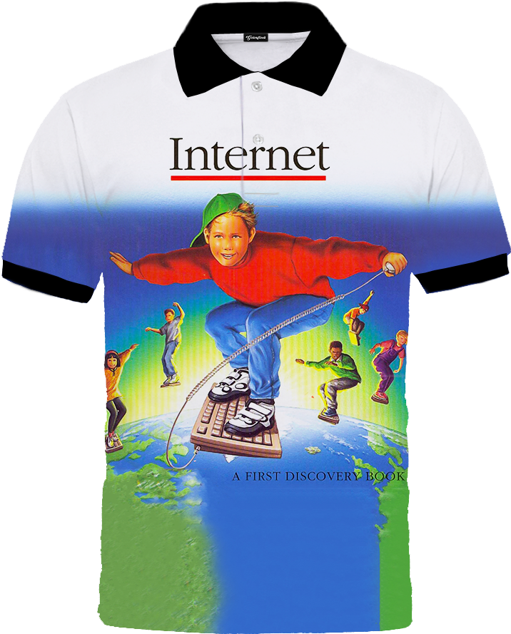 Surfingthe Web Polo Shirt Design