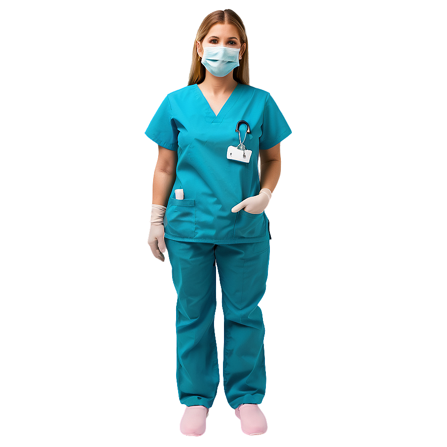 Surgical Nurse In Scrubs Png 41