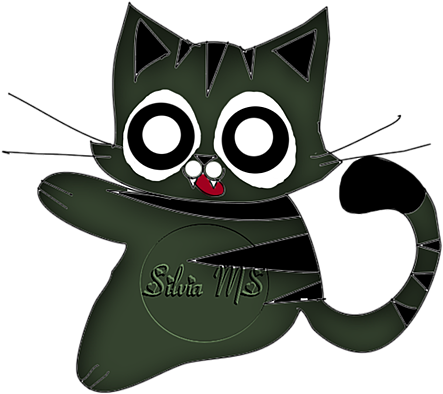 Surprised Cartoon Cat Illustration