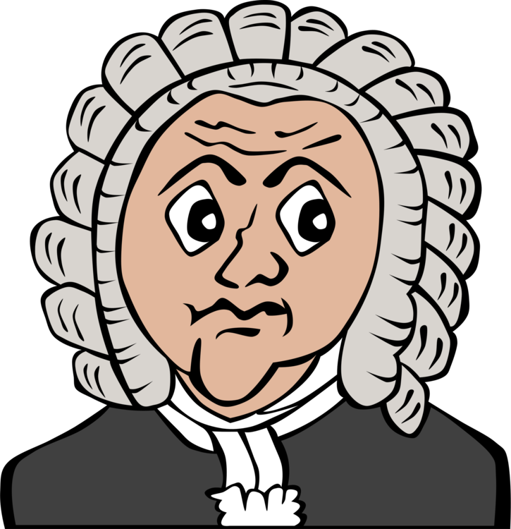 Surprised Judge Cartoon Character