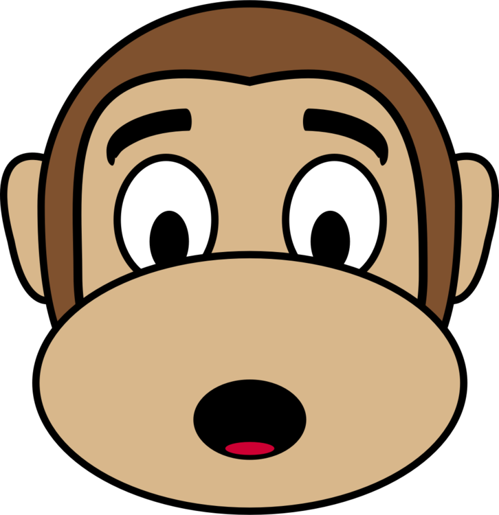 Surprised Monkey Cartoon