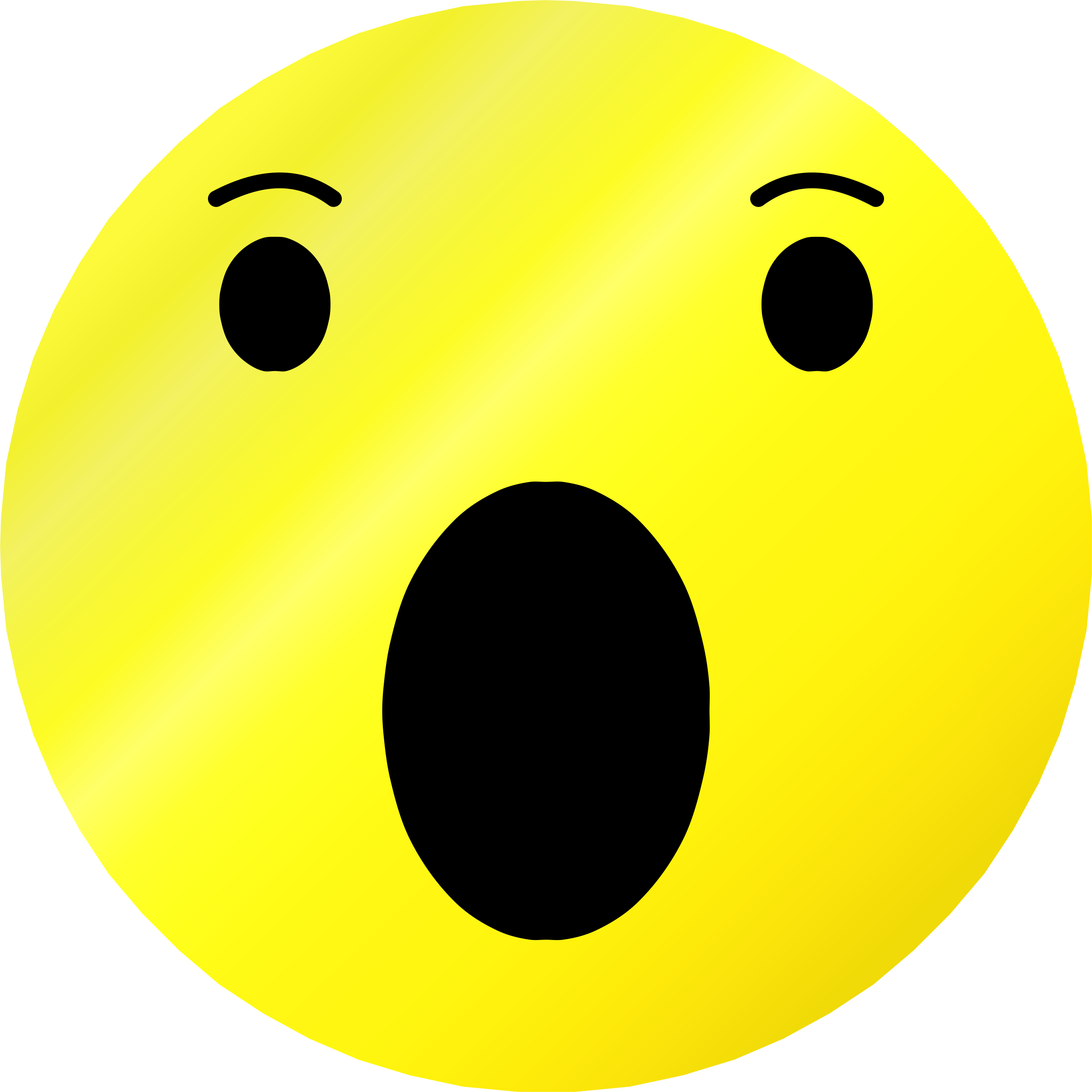 Surprised Yellow Emoji