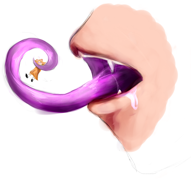 Surreal Tongue Whirl Artwork