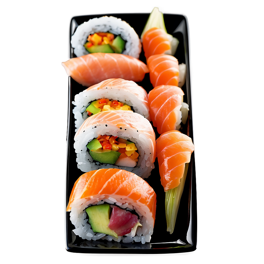 Sushi On Ceramic Plate Png 05212024