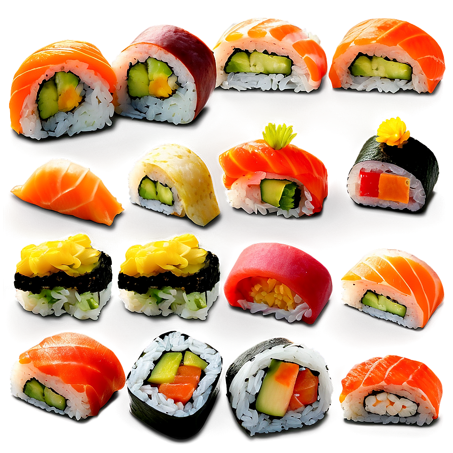 Sushi Roll Varieties Png 05212024