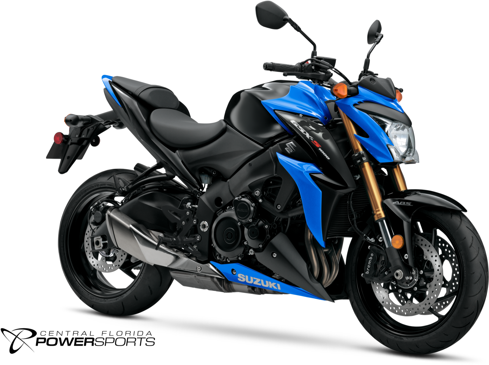 Suzuki Blueand Black Motorcycle