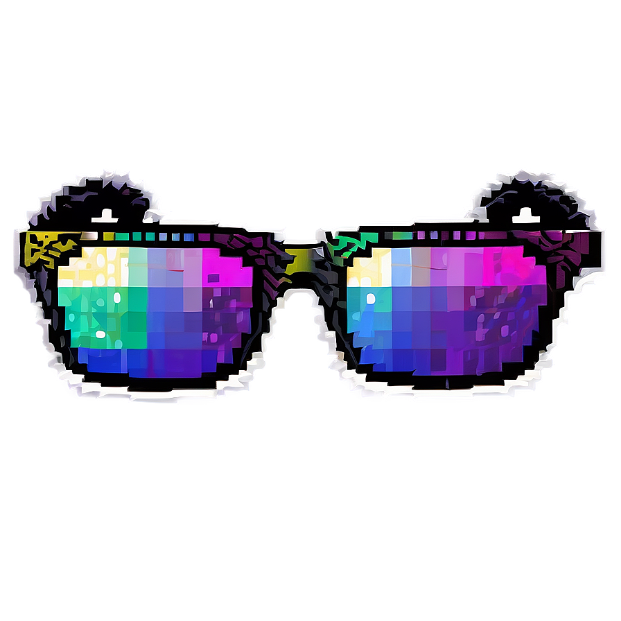 Swaggy Pixel Glasses Png Wuc82