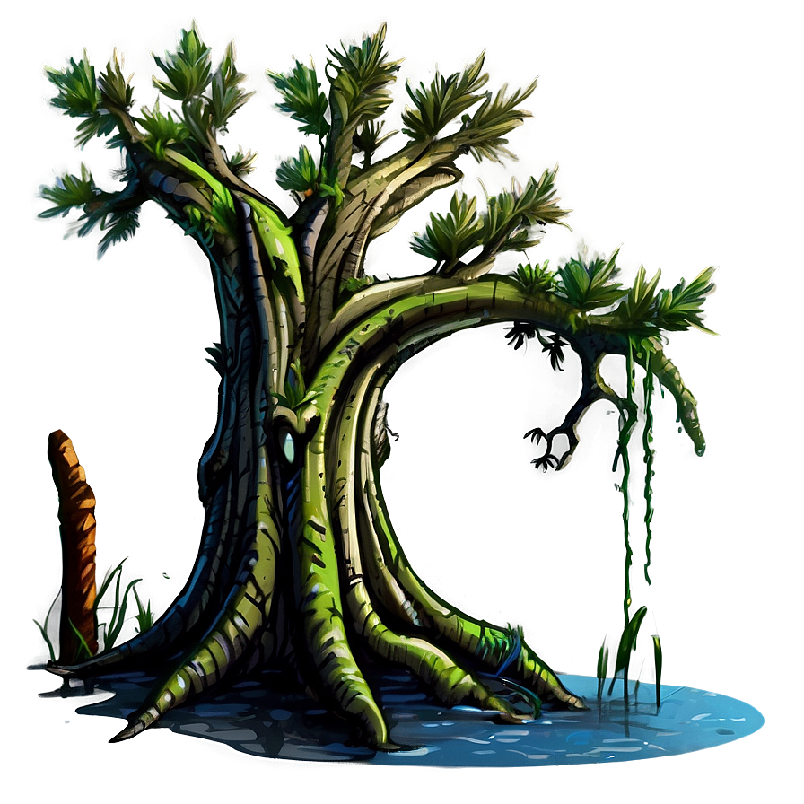 Swamp Tree Artwork Png Sun61