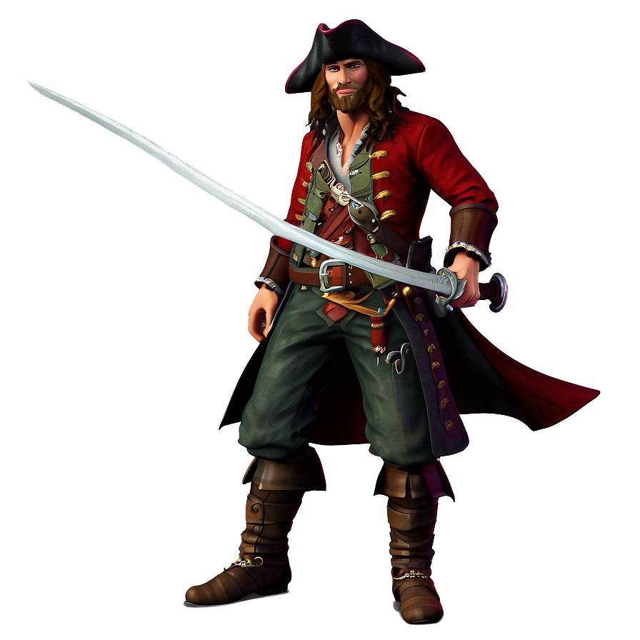 Swashbuckling Rogue Pirate Png Whe97