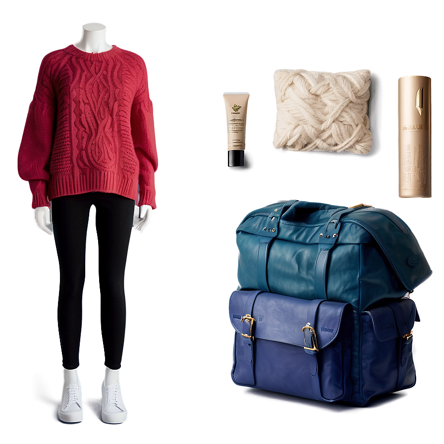 Sweater Weather Travel Essentials Png Hfa73