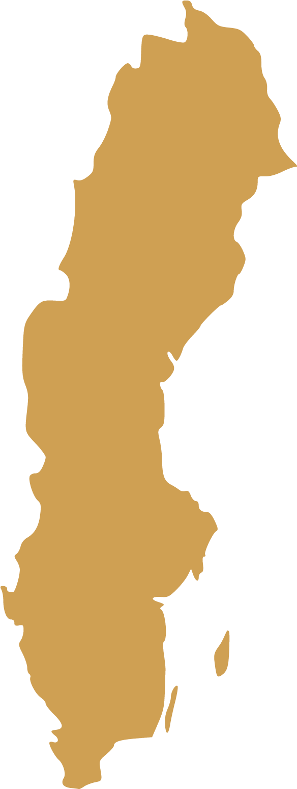 Sweden Map Silhouette