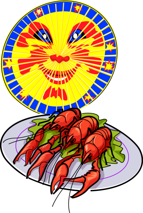 Swedish Crayfish Party Illustration