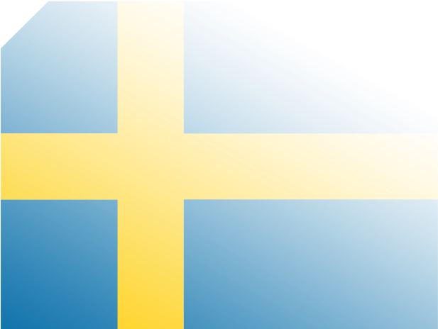 Swedish Flag Simple Background