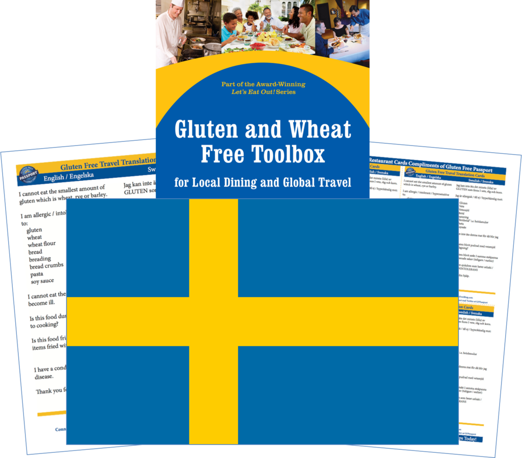 Swedish Gluten Free Travel Toolbox