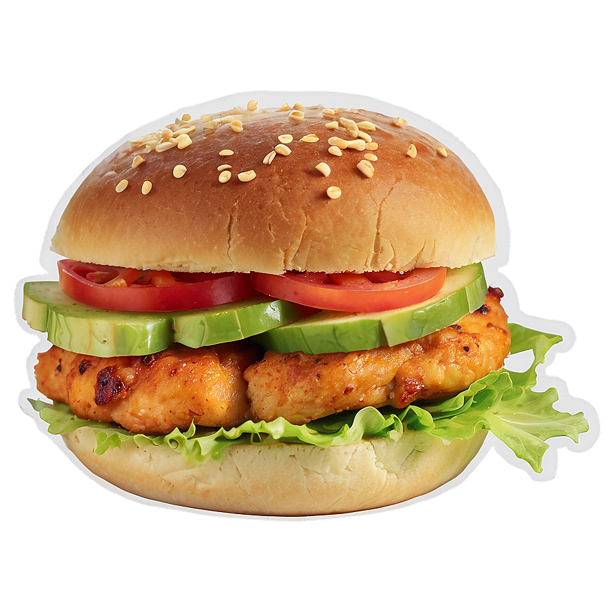 Sweet And Spicy Chicken Sandwich Png 06132024