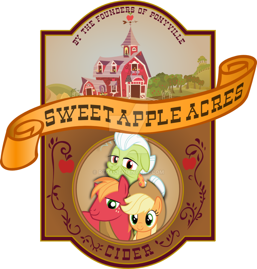 Sweet Apple Acres Cider Label