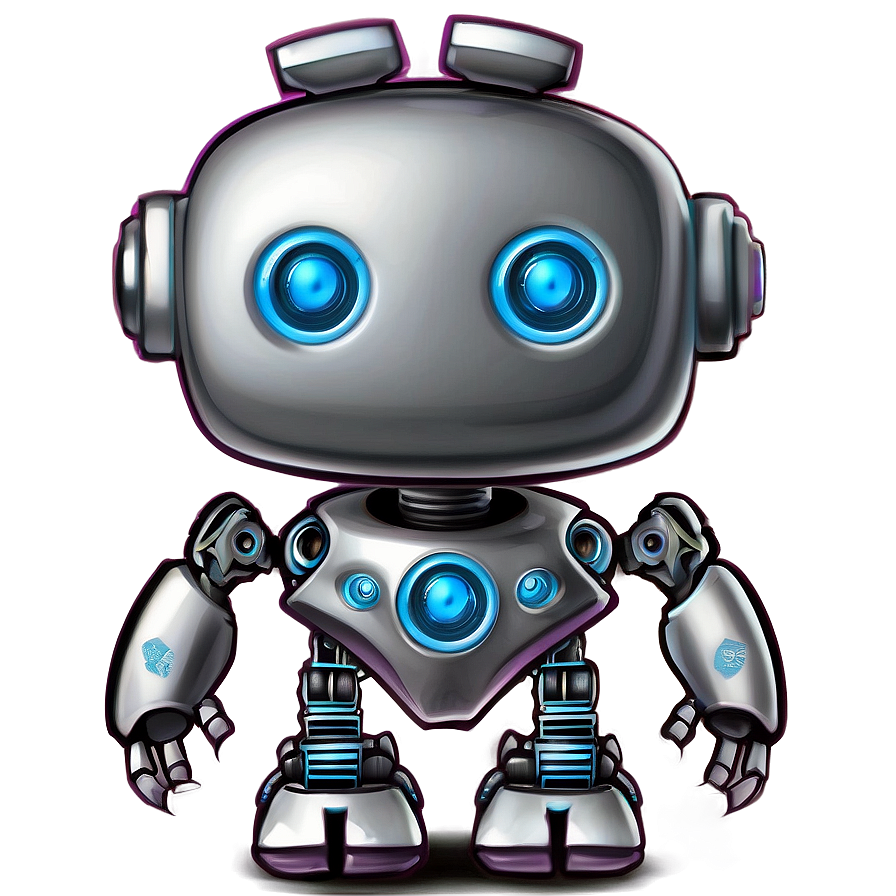 Sweet Little Robot Artwork Png 97