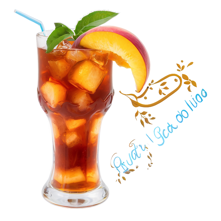 Sweet Peach Iced Tea Png 06242024