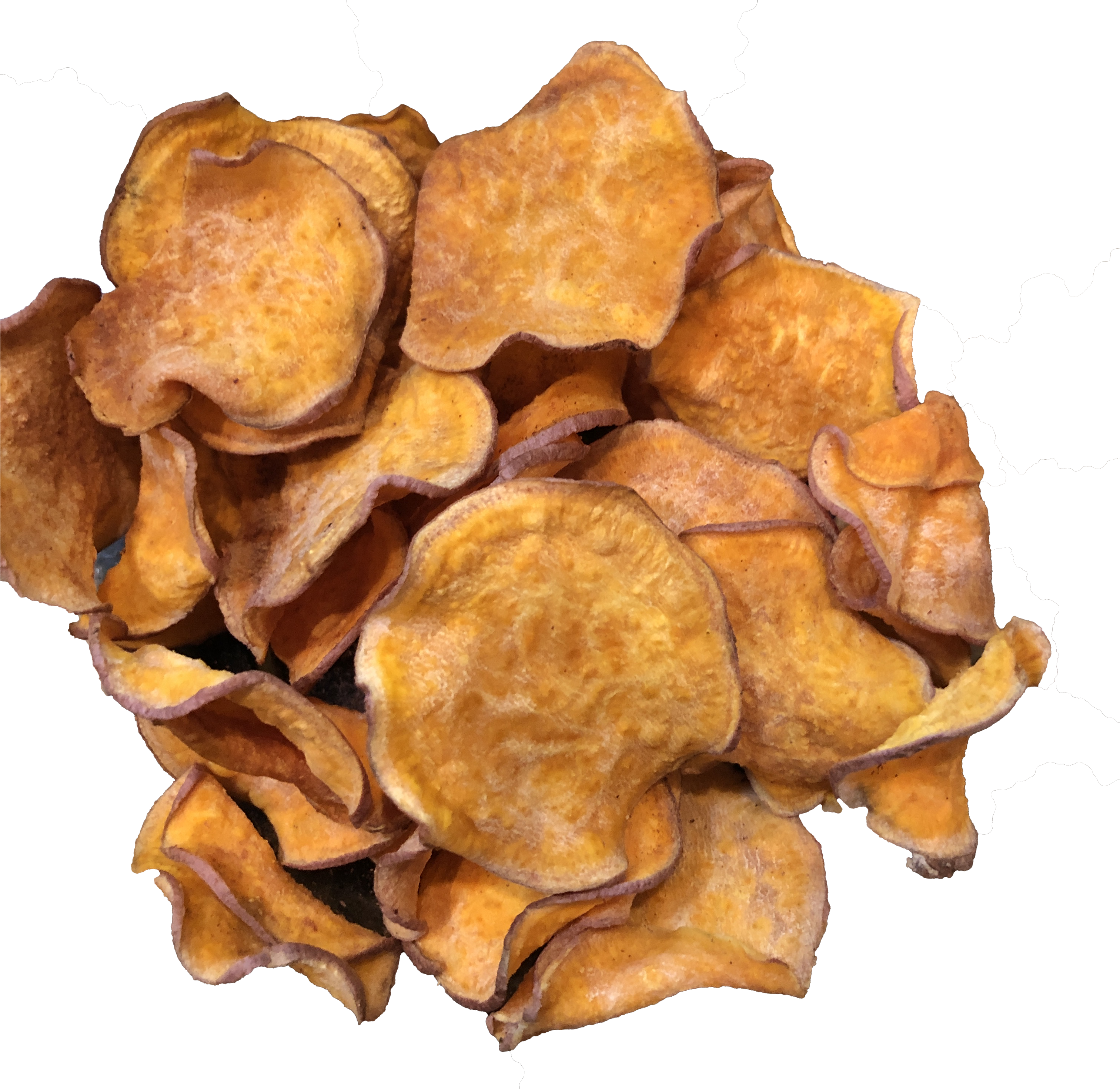 Sweet Potato Chips Heap
