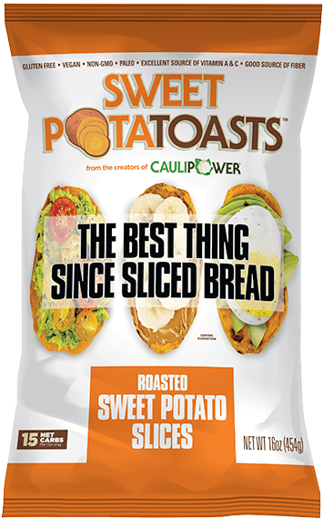 Sweet Potato Toasts Packaging