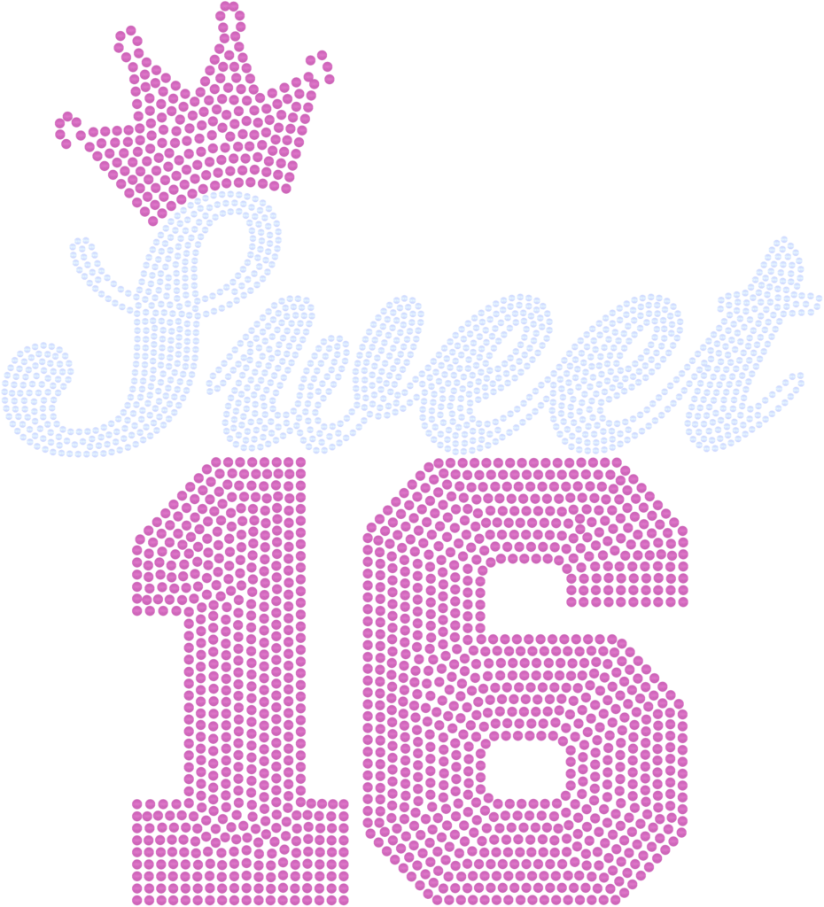 Sweet16 Sparkling Graphic