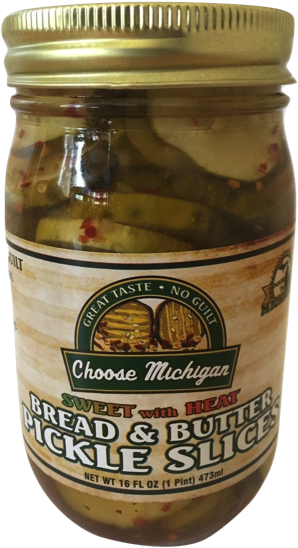 Sweetand Spicy Pickle Slices Jar