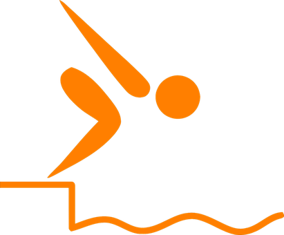 Swimmer Diving Icon