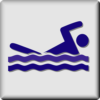 Swimmer Silhouette Icon