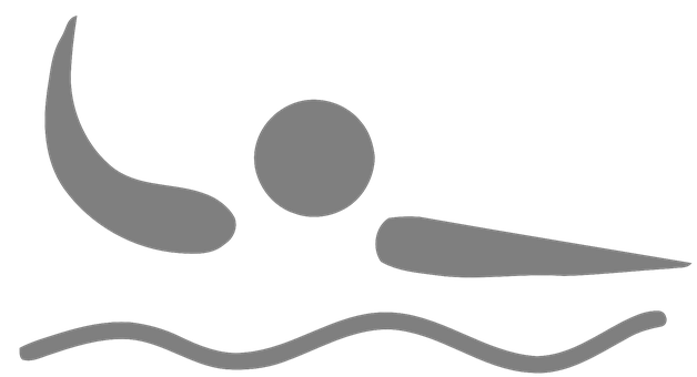 Swimmer Silhouette Icon